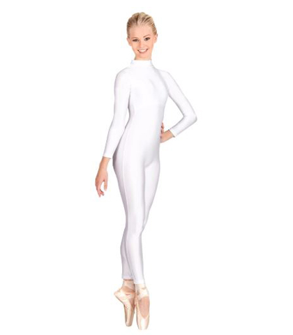 Spandex zentai suit - white color